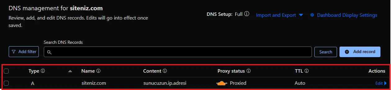 Cloudflare DNS