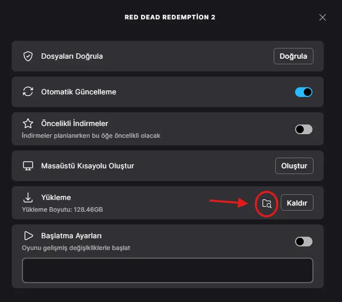 Epic games oyun dosyaları nerede bulunur?