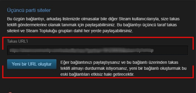 Steam Takas URL