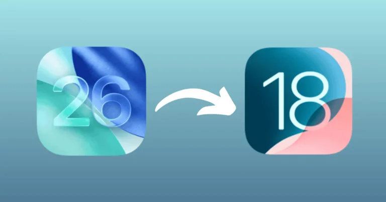 iOS Sürüm düşürme işlemiyle iOS 26'dan iOS 18'e geçiş yapabilirsiniz.
