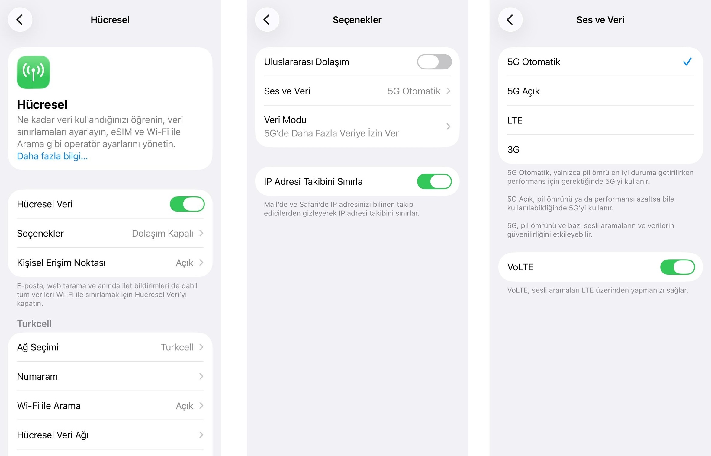 iPhone cihazlarda 5g nasıl kapatılır?